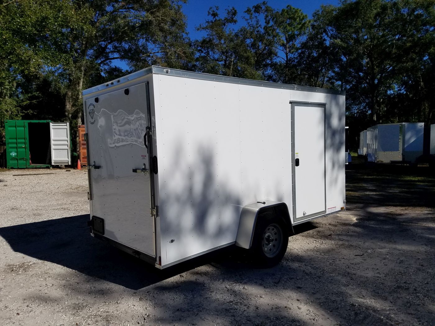 Diamond Cargo 6x12 SA Trailer - White, Ramp, Side Door, Extra Height, Insulation - Image 10