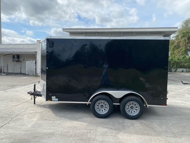 Diamond Cargo 6x12 TA Trailer - Black, Ramp, Side Door, Extra Height - Image 3