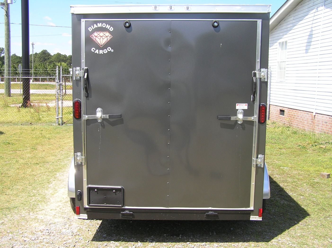 Diamond Cargo 6x12 TA Trailer - Charcoal, Ramp, Side Door, Extra Height. Insulated - Image 7