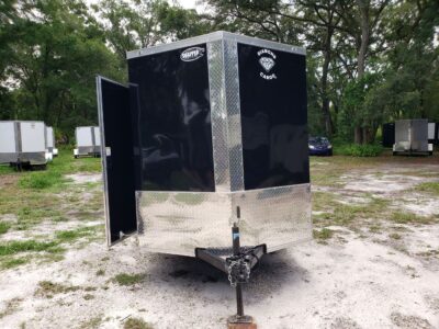 Diamond Cargo 6x14 SA Trailer - Black, Ramp, Side Door, Extra Height - Image 15