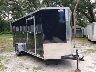 Diamond Cargo 6x14 SA Trailer - Black, Ramp, Side Door, Extra Height - Image 16