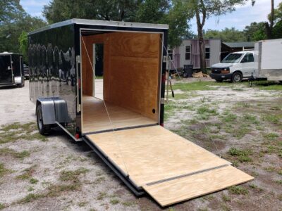 Diamond Cargo 6x14 SA Trailer - Black, Ramp, Side Door, Extra Height - Image 6