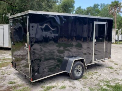 Diamond Cargo 6x14 SA Trailer - Black, Ramp, Side Door, Extra Height - Image 11