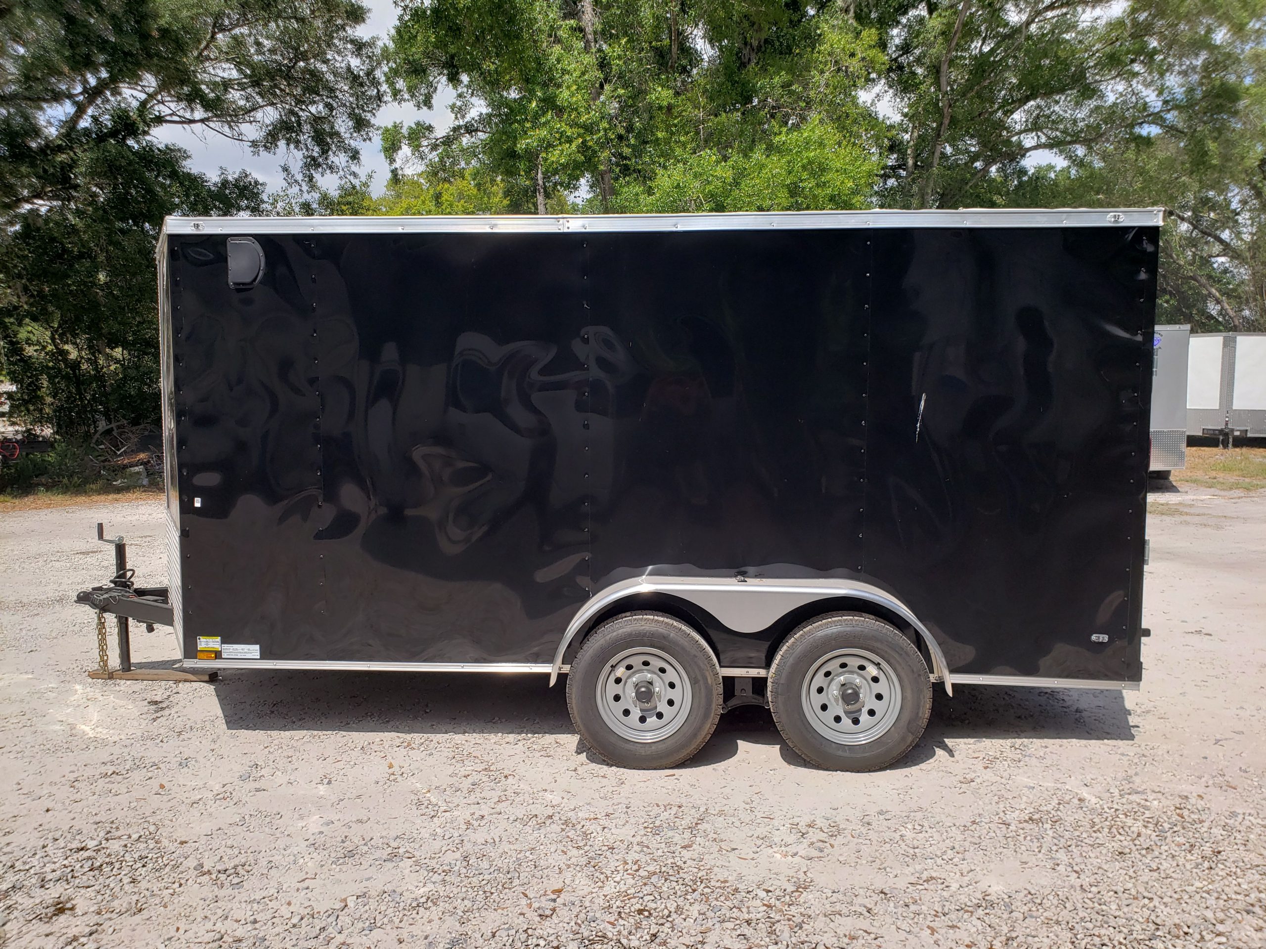 Diamond Cargo 7x14 TA Trailer - Black, Ramp, Side Door, Extra Height, Insulated - Image 13