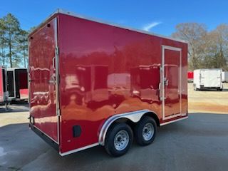 Diamond Cargo  7x14TA3T - Red 030, R, RV+BL, 7ft 6in Int Height, 1x12 OC Floor, 1xNarrow Track Axle, 1x60in Triple Tube, 1xUpg to 36in RV, Dbl .75in Ply Floors, Therma Ceiling, 1x6in Mn Frm - Image 6