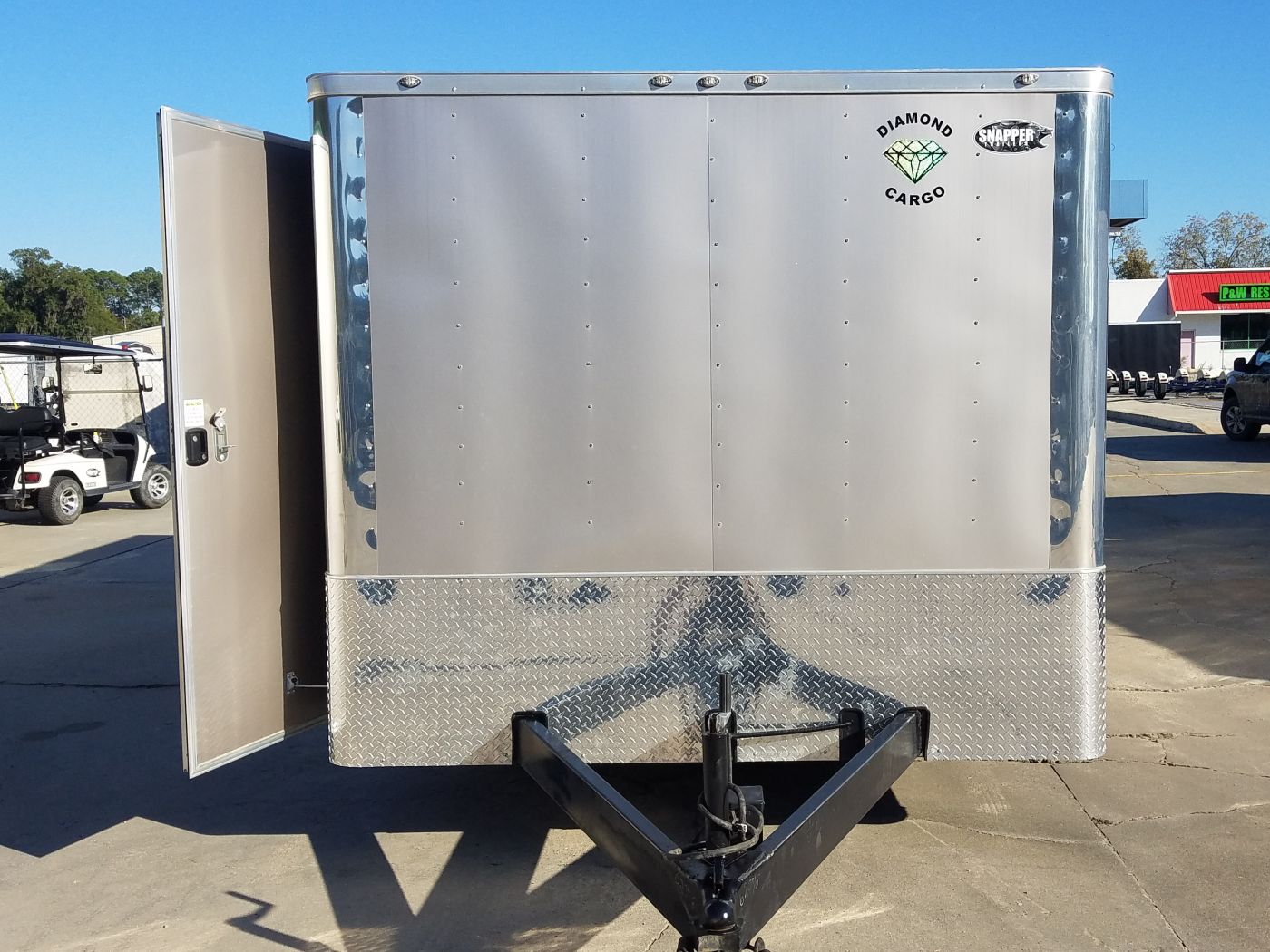 Diamond Cargo 8.5x20 TA Trailer - Beige, Ramp, Side Door, 5K Axles, Concession Door, E-Track, Additional Upgrades - Image 15