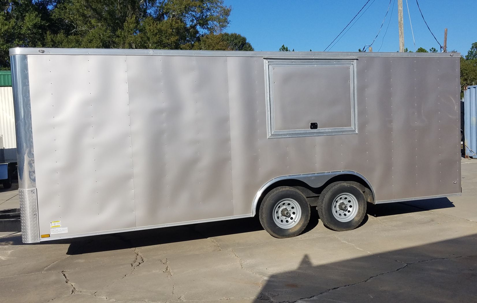 Diamond Cargo 8.5x20 TA Trailer - Beige, Ramp, Side Door, 5K Axles, Concession Door, E-Track, Additional Upgrades - Image 5