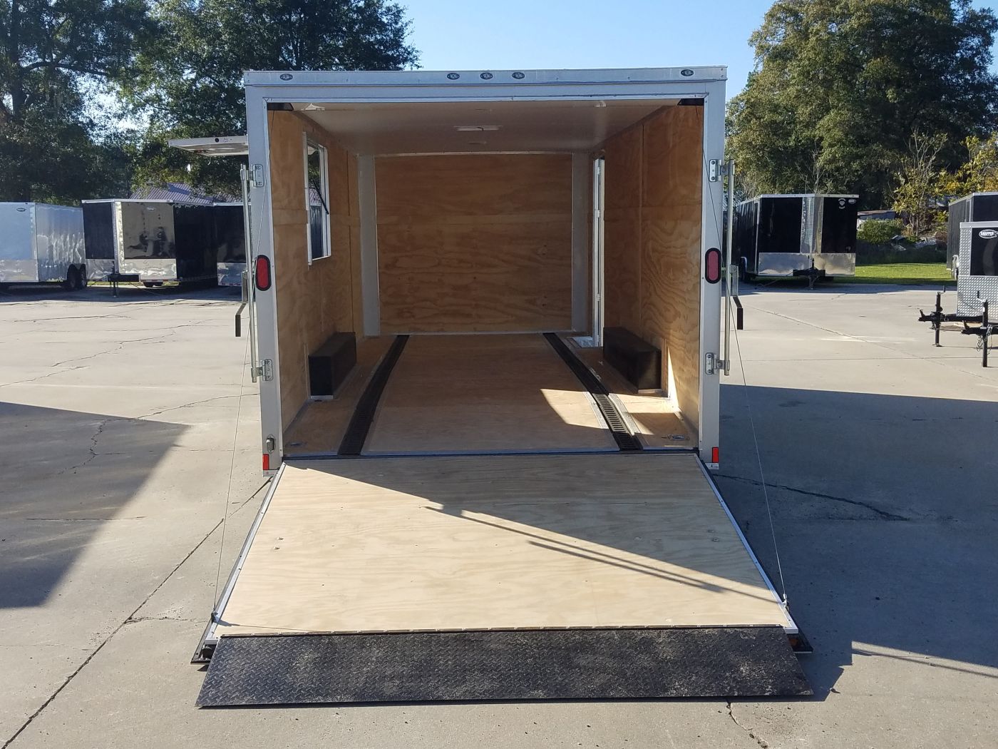 Diamond Cargo 8.5x20 TA Trailer - Beige, Ramp, Side Door, 5K Axles, Concession Door, E-Track, Additional Upgrades - Image 8