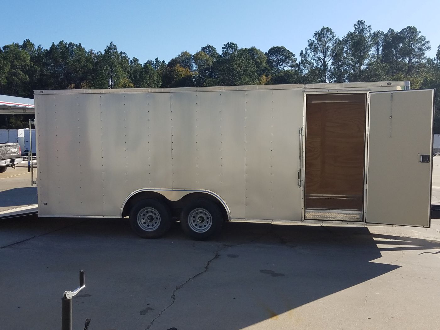 Diamond Cargo 8.5x20 TA Trailer - Beige, Ramp, Side Door, 5K Axles, Concession Door, E-Track, Additional Upgrades - Image 12