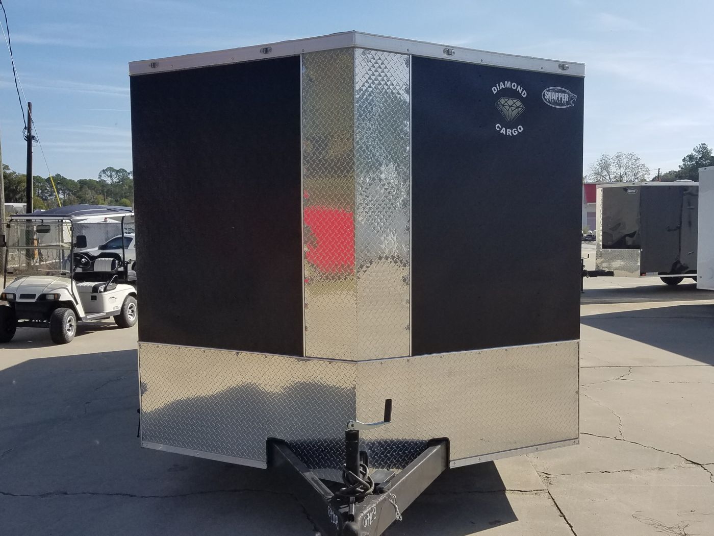 Diamond Cargo 8.5x22 TA Trailer - Black Embossed, Ramp, Side Door, D-Rings, E-Track, 5K axles, Finsihed WallsCeiling, and More - Image 17