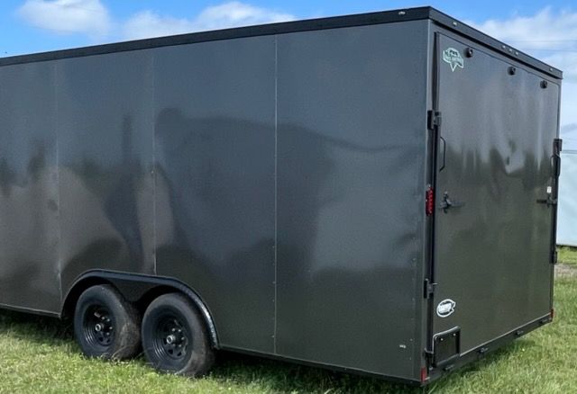 Diamond Cargo 8.5x22 TA Trailer - White, Ramp, Side Door, 5K Axles, D-Rings - Image 4