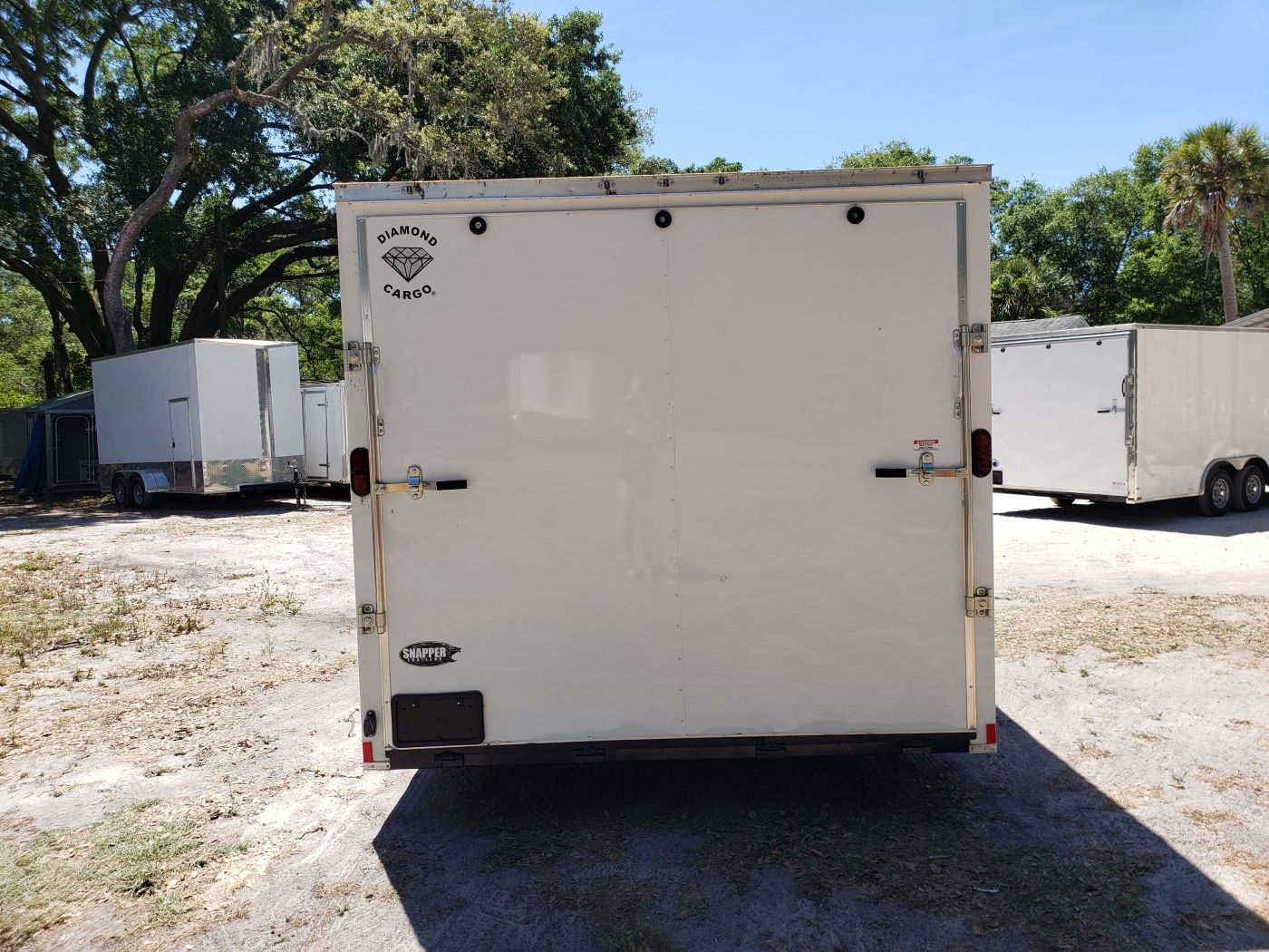 Diamond Cargo 8.5x24 TA Trailer - White, Ramp, Side Door, 5K Axles, D-Rings, Extra Height, Insulated - Image 11