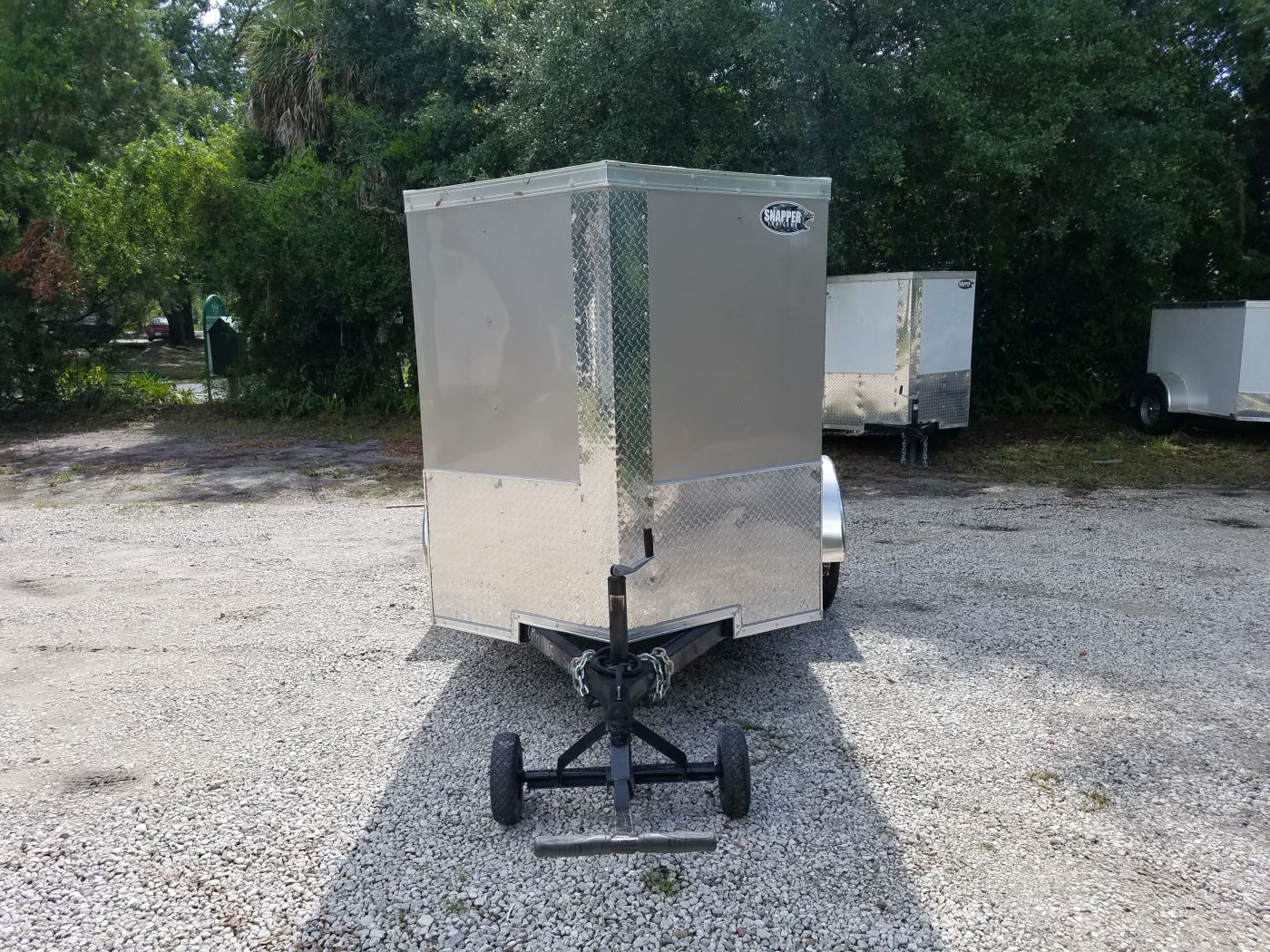 Quality Cargo 5x6 SA Trailer - Arizona Beige, Ramp, Side Vents - Image 16