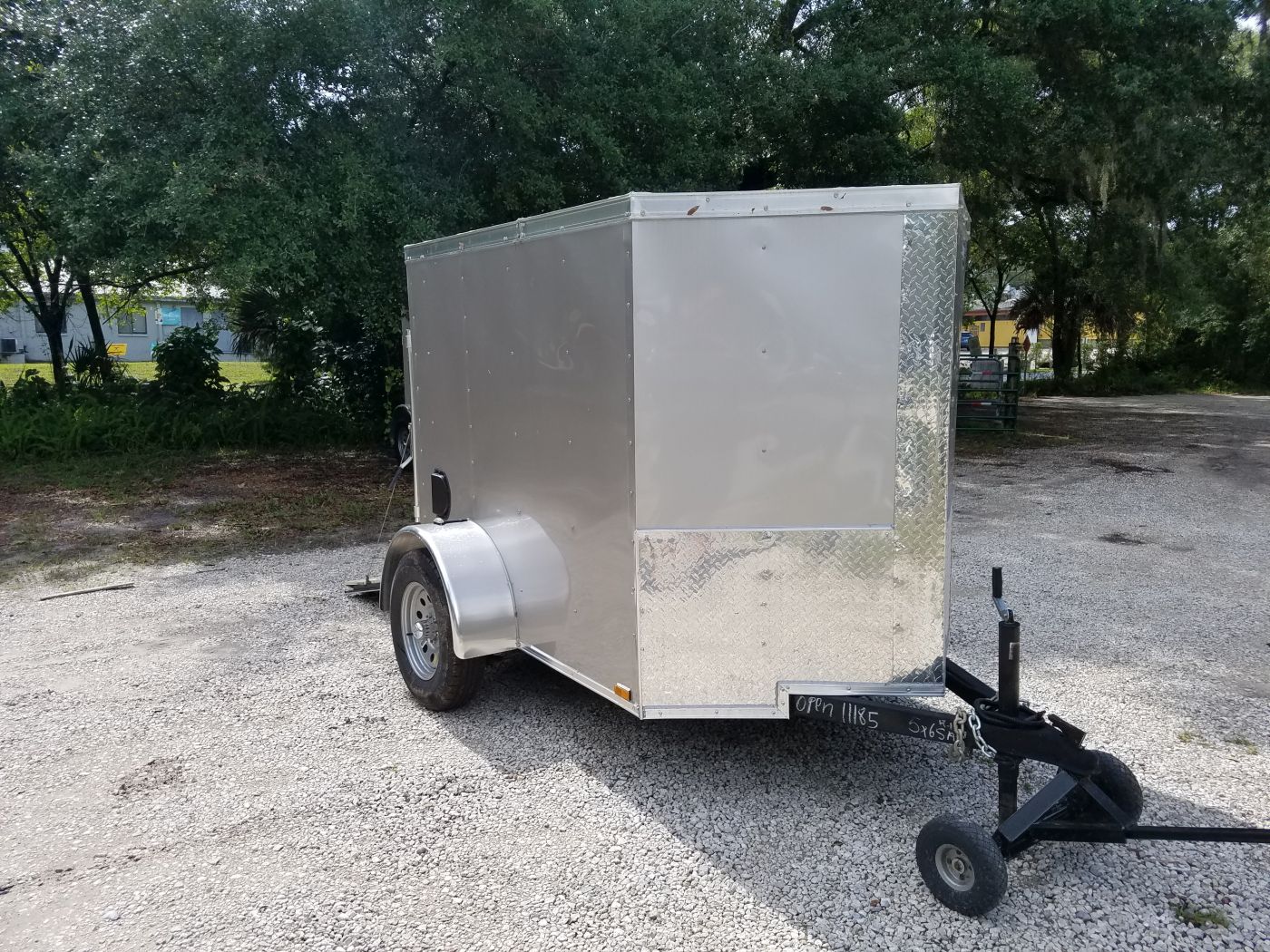 Quality Cargo 5x6 SA Trailer - Arizona Beige, Ramp, Side Vents - Image 14