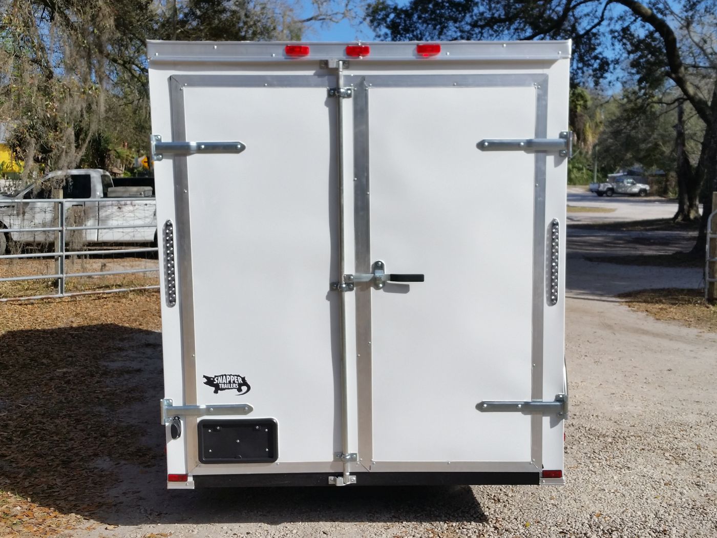 Quality Cargo 6x12 SA Trailer - White, Double Doors, Side Door, Extra Height, Window - Image 6