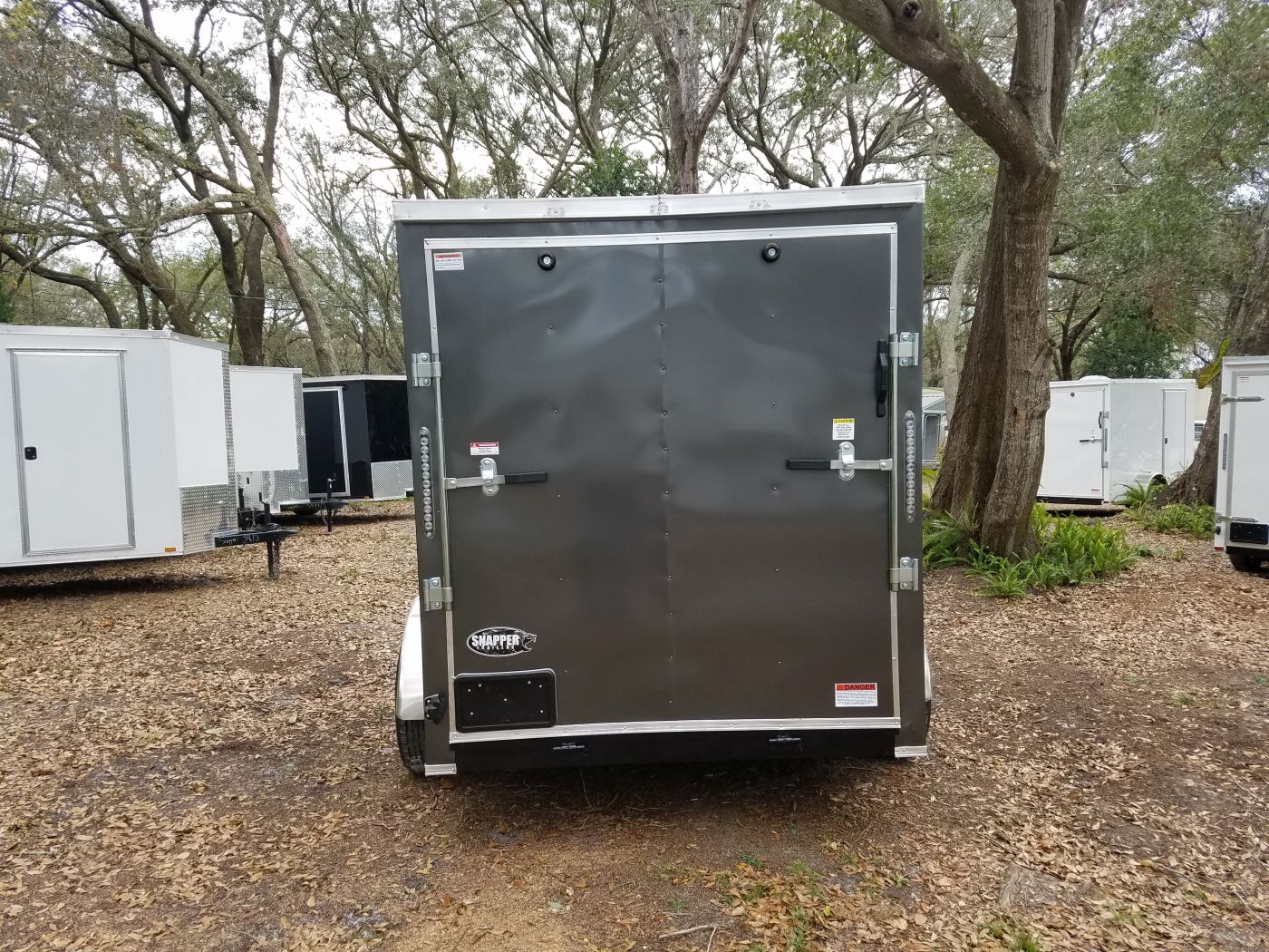 Quality Cargo 6x12 TA Trailer - Charcoal Grey, Ramp, Side Door, Extra Height - Image 8