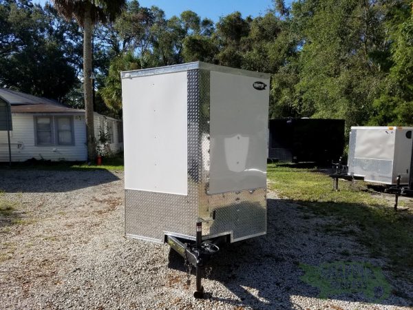 Quality Cargo 6x14 TA Trailer - White, Ramp, Side Door, Extra Height - Image 15