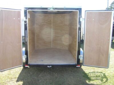 Quality Cargo 6x8 SA Trailer - Black, Double Barn Doors, Extra Height - Image 6