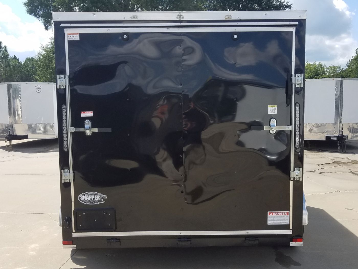 Quality Cargo 7x12 TA Trailer - Black, Ramp, Side Door, Extra Height, Transition Flap - Image 9