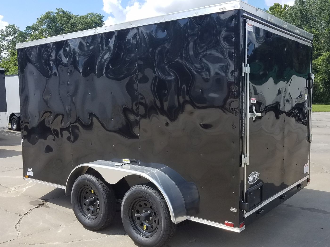 Quality Cargo 7x12 TA Trailer - Black, Ramp, Side Door, Extra Height, Transition Flap - Image 7