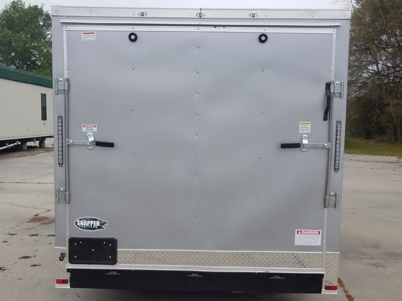 Quality Cargo 7x20 TA Trailer - Silver Frost, Ramp, Side Door, Extra Height - Image 9