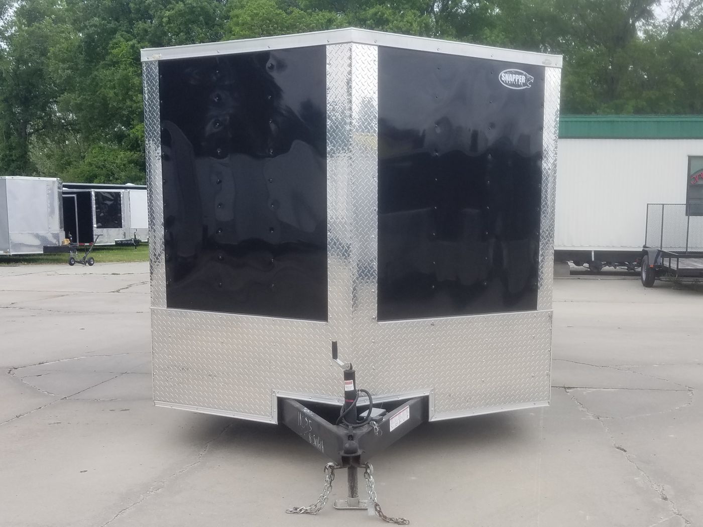 Quality Cargo 8.5x16 TA Trailer - Black, Ramp, Side Door, D-Rings, 5K Axles - Image 16