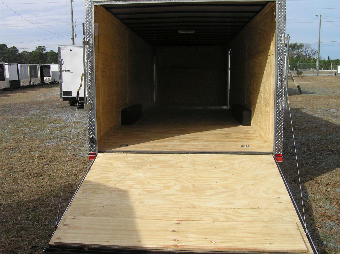 Quality Cargo 8.5x26 TA Trailer - Black, Ramp, Side Door, D-Rings, 5K Axles, Flat Front, Hidden Spare - Image 5