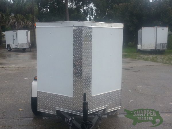 South Georgia Cargo 4x6 SA Trailer - White, Single Door - Image 14