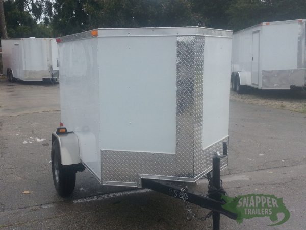 South Georgia Cargo 4x6 SA Trailer - White, Single Door - Image 13