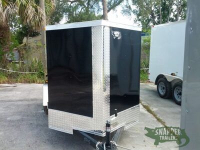 South Georgia Cargo 5x10 SA Trailer - Black, Ramp, Side Door - Image 14