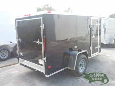 South Georgia Cargo 5x10 SA Trailer - Black, Ramp, Side Door - Image 9