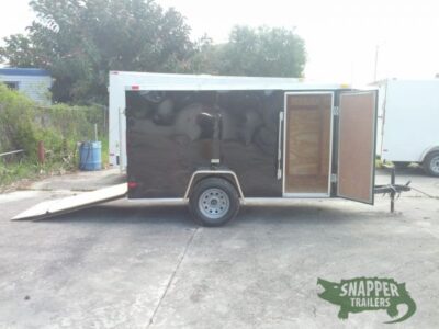 South Georgia Cargo 5x10 SA Trailer - Black, Ramp, Side Door - Image 10