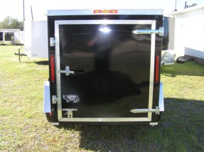 South Georgia Cargo 5x8 SA Trailer - Black, Single Door - Image 7
