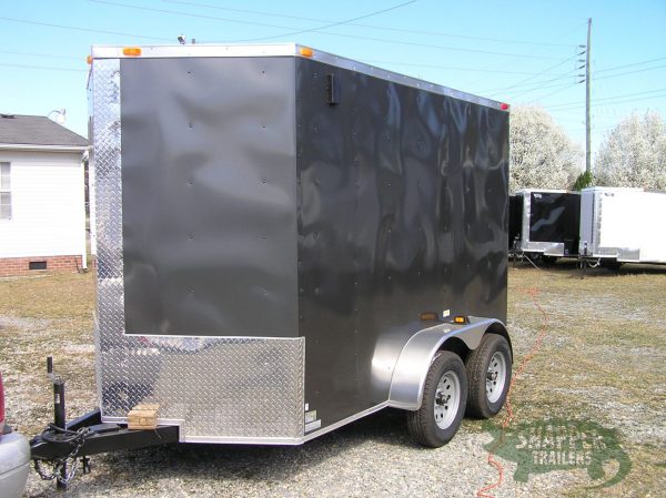 South Georgia Cargo Custom 6x10 TA Trailer - Charcoal Gray, Ramp, Side Door, Many Options - Image 2