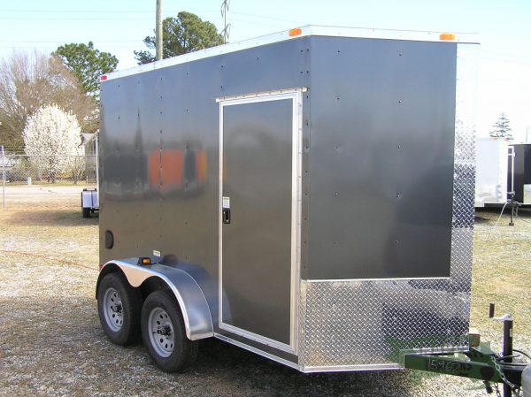 South Georgia Cargo Custom 6x10 TA Trailer - Charcoal Gray, Ramp, Side Door, Many Options - Image 12
