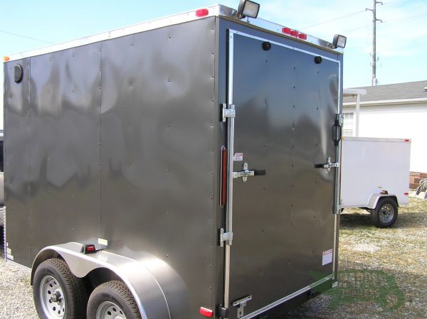 South Georgia Cargo Custom 6x10 TA Trailer - Charcoal Gray, Ramp, Side Door, Many Options - Image 5