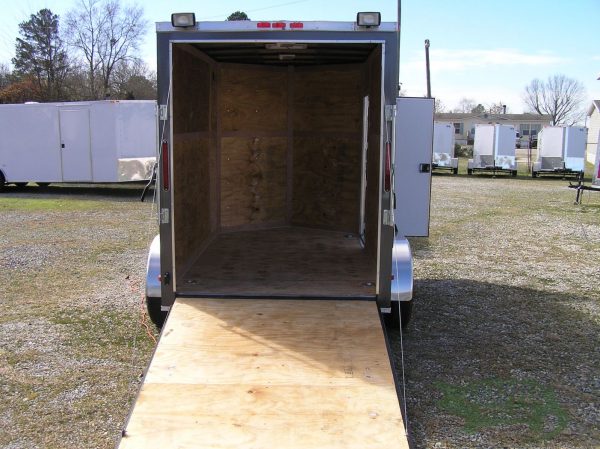 South Georgia Cargo Custom 6x10 TA Trailer - Charcoal Gray, Ramp, Side Door, Many Options - Image 6
