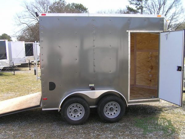 South Georgia Cargo Custom 6x10 TA Trailer - Charcoal Gray, Ramp, Side Door, Many Options - Image 10