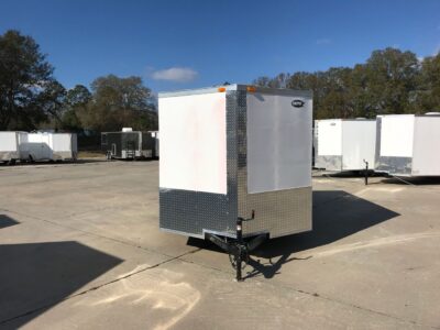 South Georgia Cargo 7x12 SA Trailer - White, Ramp, Side Door - Image 17