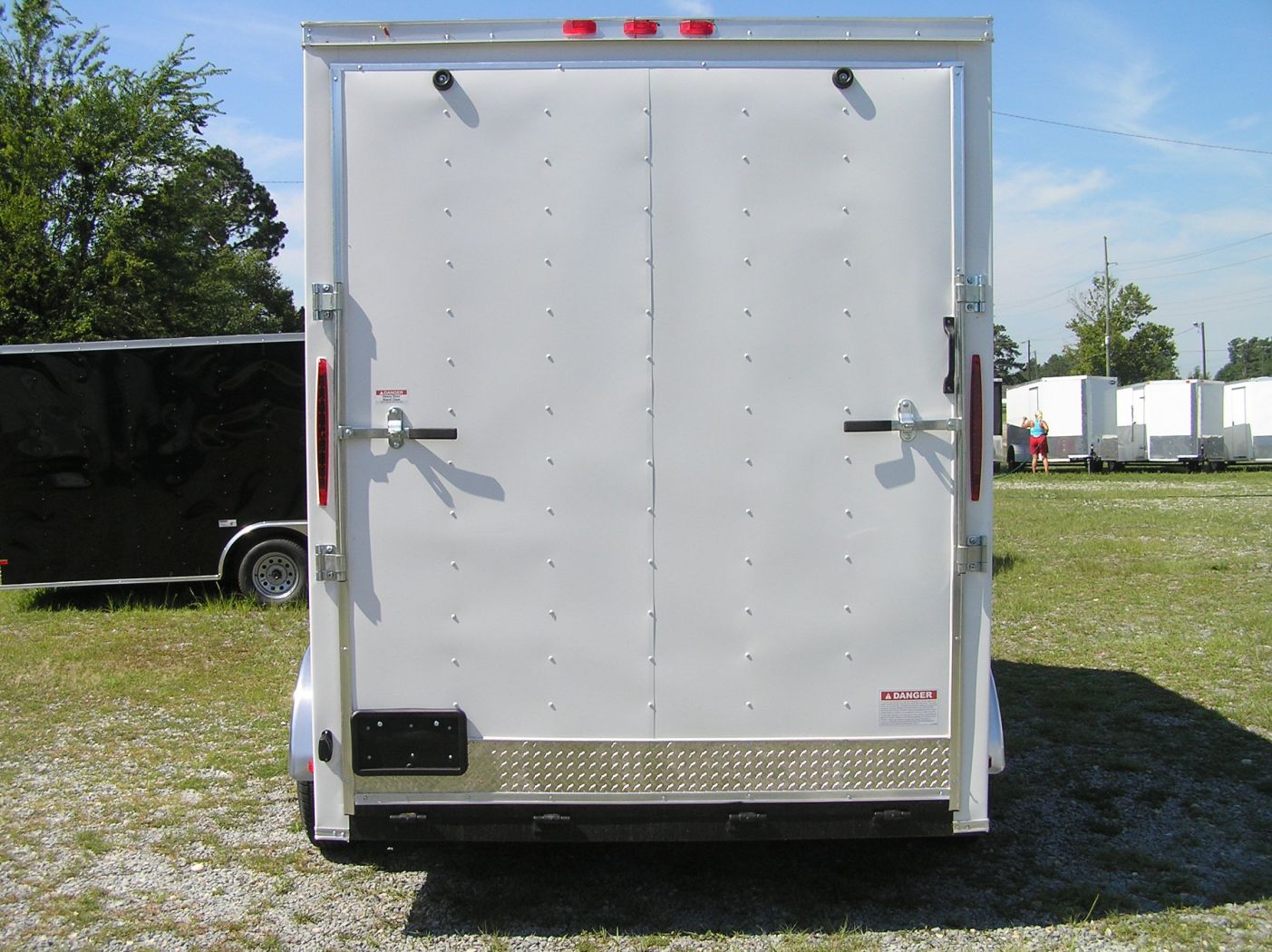 South Georgia Cargo 7x12 TA Trailer - White, HD Ramp, Side Door, Extra Height - Image 7