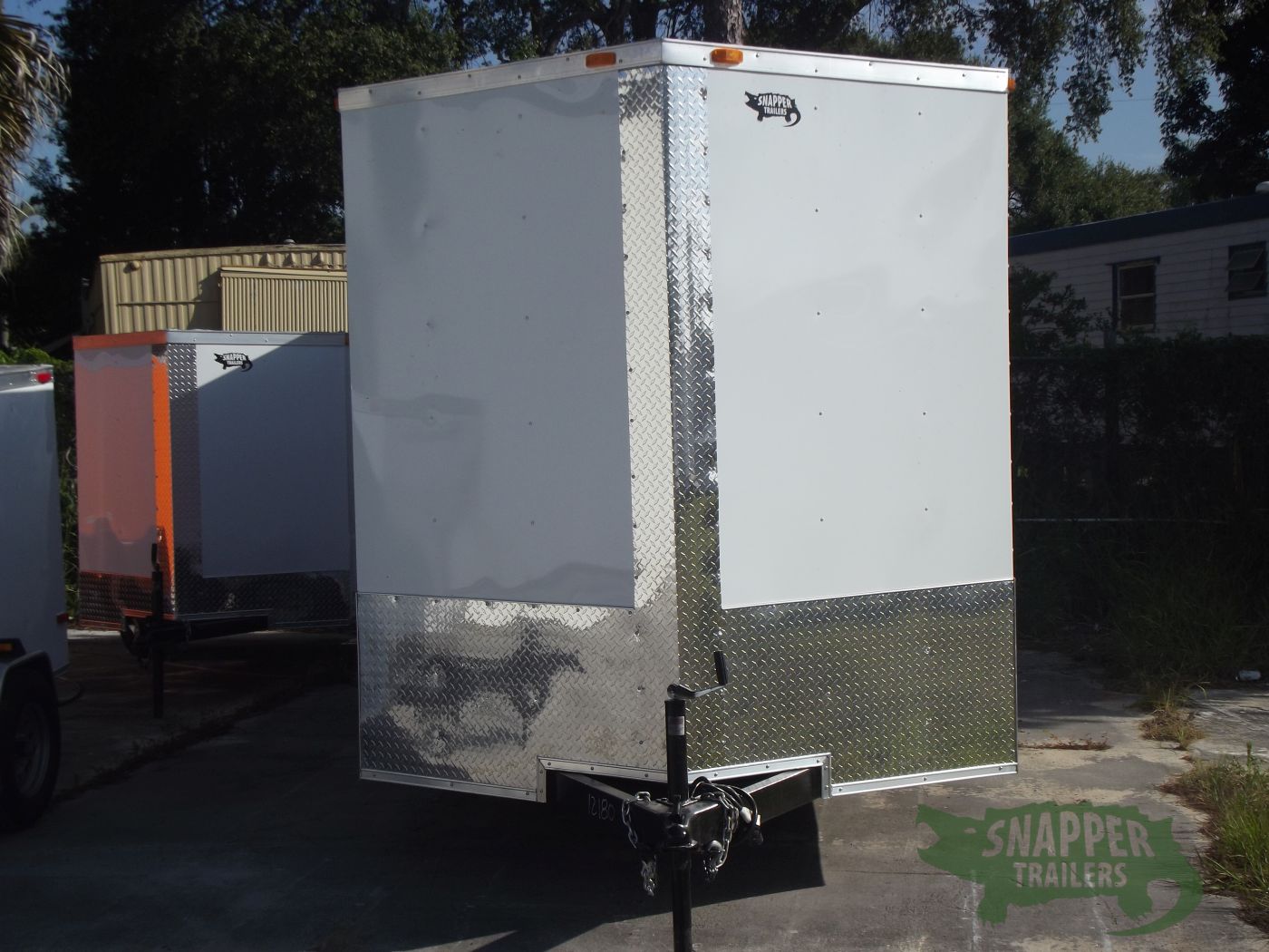 South Georgia Cargo 7x16 TA Trailer - White 030, Ramp, Side Door - Image 13