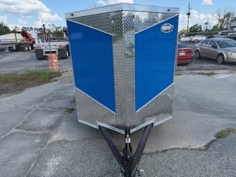 Douglas Trailers 5x8SAL - Deep Blue .080 Poly, DD, RV, Semi-Screwless, Sidewind Jack, +6 Tongue - Image 10