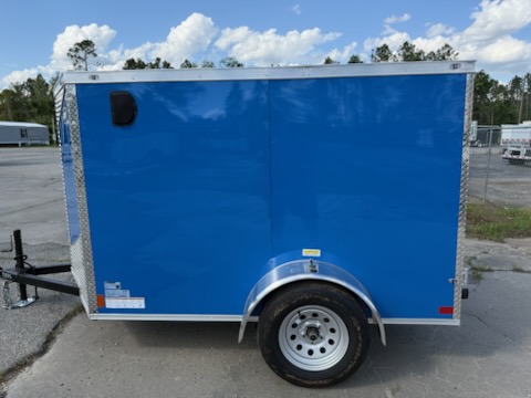 Douglas Trailers 5x8SAL - Deep Blue .080 Poly, DD, RV, Semi-Screwless, Sidewind Jack, +6 Tongue - Image 2