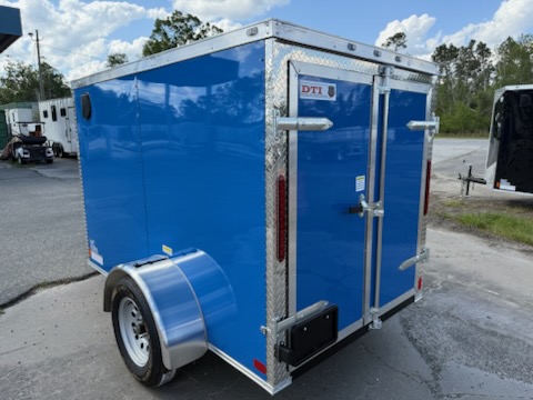 Douglas Trailers 5x8SAL - Deep Blue .080 Poly, DD, RV, Semi-Screwless, Sidewind Jack, +6 Tongue - Image 3
