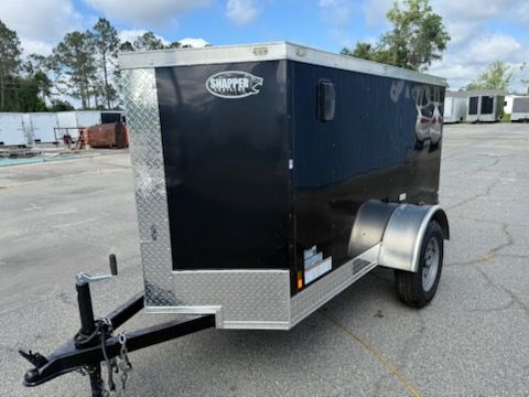 Douglas Trailers  4x8SA - Blk, SD, NS, 6 ATP Wrap, .75in Plywood Walls - Image 2