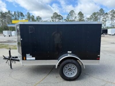 Douglas Trailers  4x8SA - Blk, SD, NS, 6 ATP Wrap, .75in Plywood Walls - Image 5
