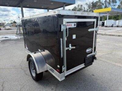 Douglas Trailers  4x8SA - Blk, SD, NS, 6 ATP Wrap, .75in Plywood Walls - Image 7