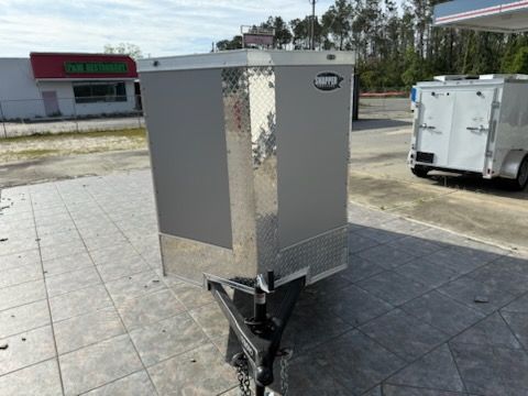 Douglas Trailers  4x8SA - Silver .080 Poly, SD, NS, 6 ATP Wrap - Image 4