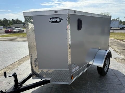 Douglas Trailers  4x8SA - Silver .080 Poly, SD, NS, 6 ATP Wrap