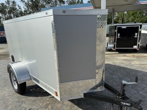 Douglas Trailers  4x8SA - Silver .080 Poly, SD, NS, 6 ATP Wrap - Image 3